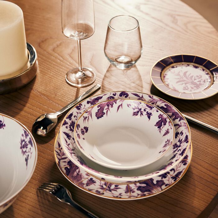 طبق الحساء برونوس دائري بنفسجي 19 سم برناردو طبق الحساء برونوس دائري بنفسجي 19 سم