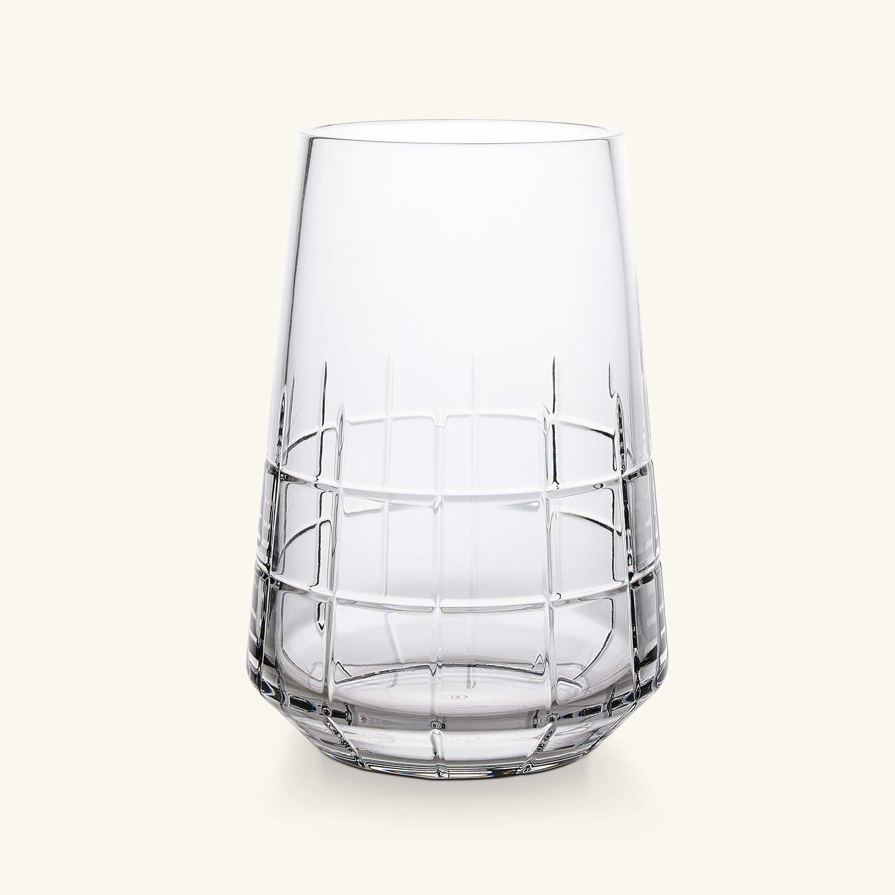 christofle graphik vase medium clear