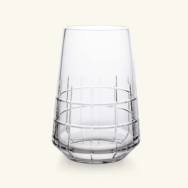 christofle graphik vase medium clear