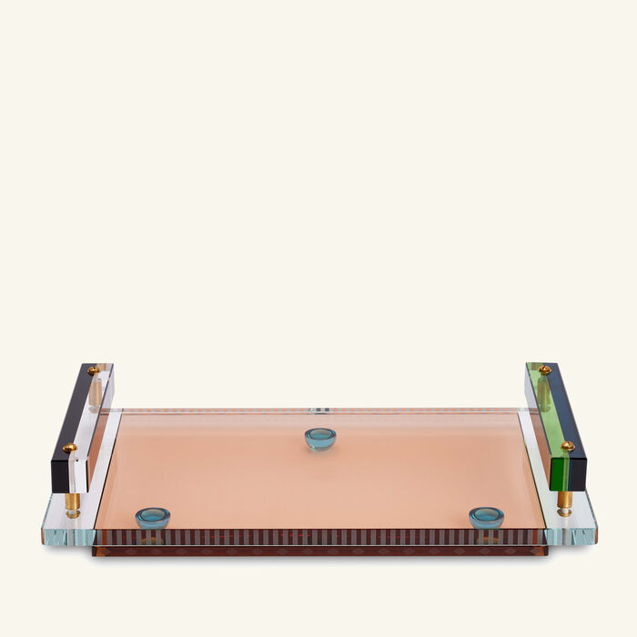 reflections copenhagen fontana tray rectangular large brown