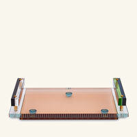 Fontana Tray Rectangular Large Brown reflections copenhagen fontana tray rectangular large brown