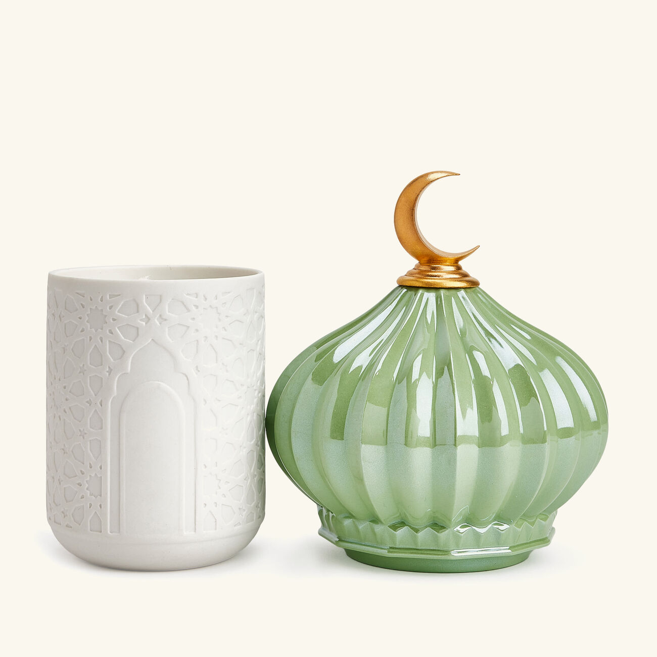 lladro majestic nights candle green
