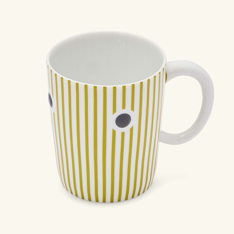 Delphos Paros Mug Absinthe Green bernardaud delphos paros mug absinthe green