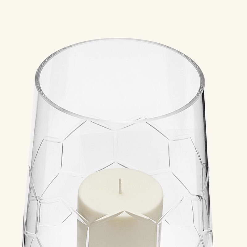 christofle madison 6 hurricane candle holder stainless steel