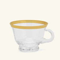 villari peacock cappuccino cup saucer red