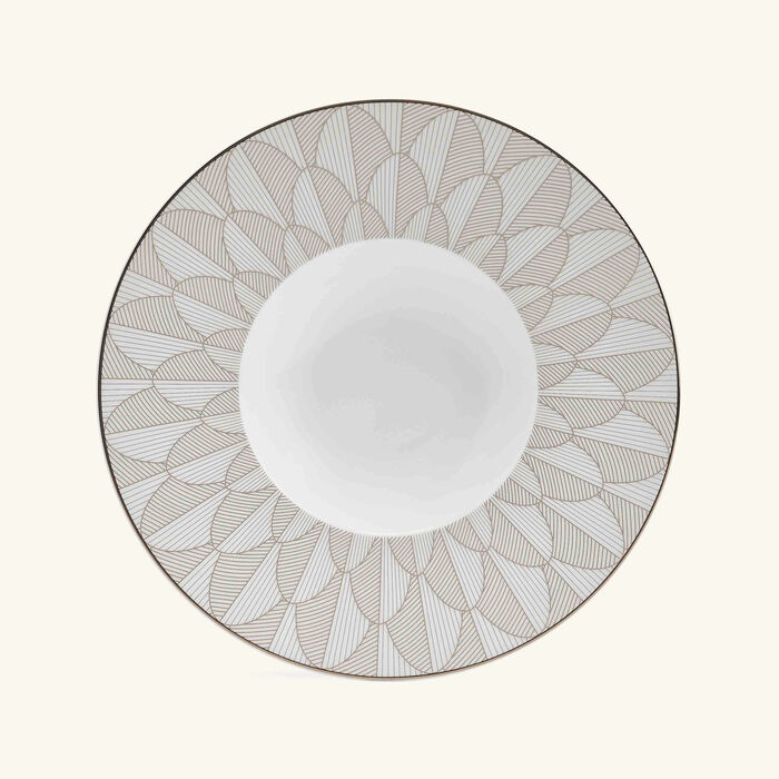 christofle malmaison imp riale soup plate white 27cm