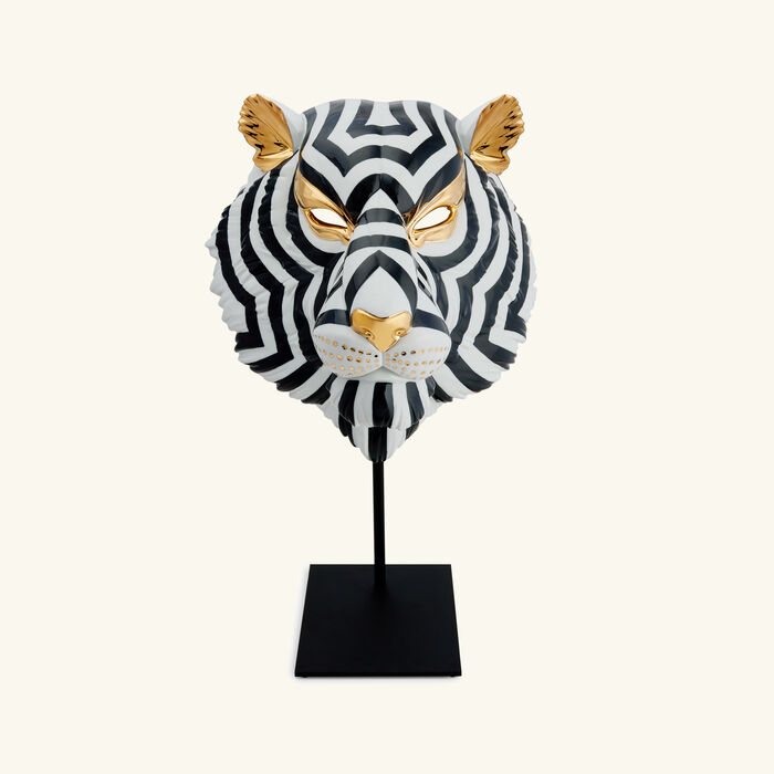lladro tiger mask