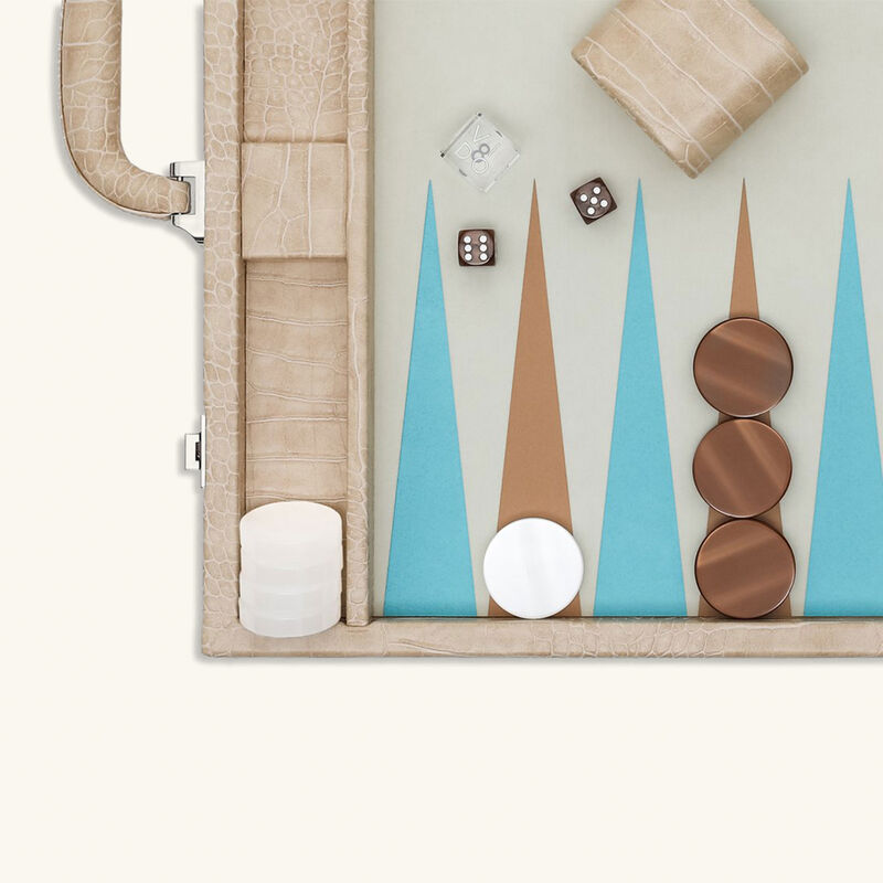 مجموعة طاولة الزهر أليجيتور كبيرة فيدو مجموعة طاولة الزهر أليجيتور كبيرة