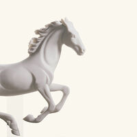 lladro gallop i sculpture small white