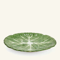 les ottomans radicchio dinner plate round green 30cm