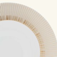 bernardaud sol rim soup plate round white 23cm