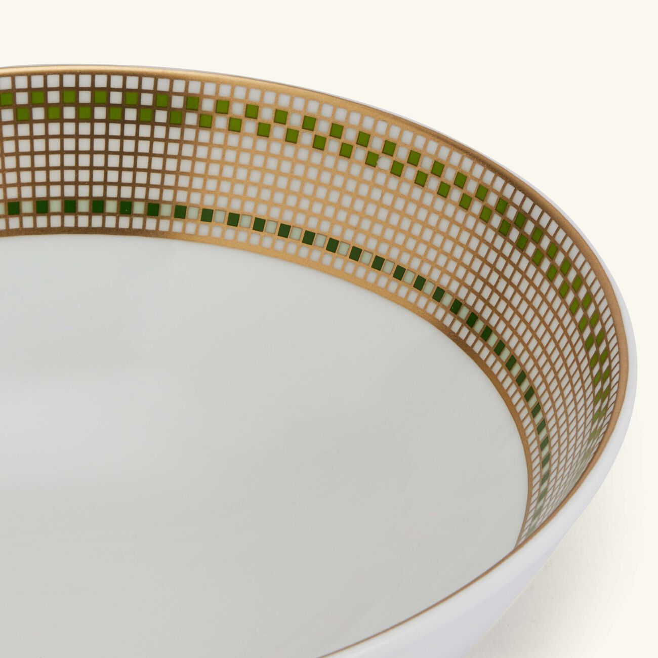 bernardaud augusta bowl round green 16cm