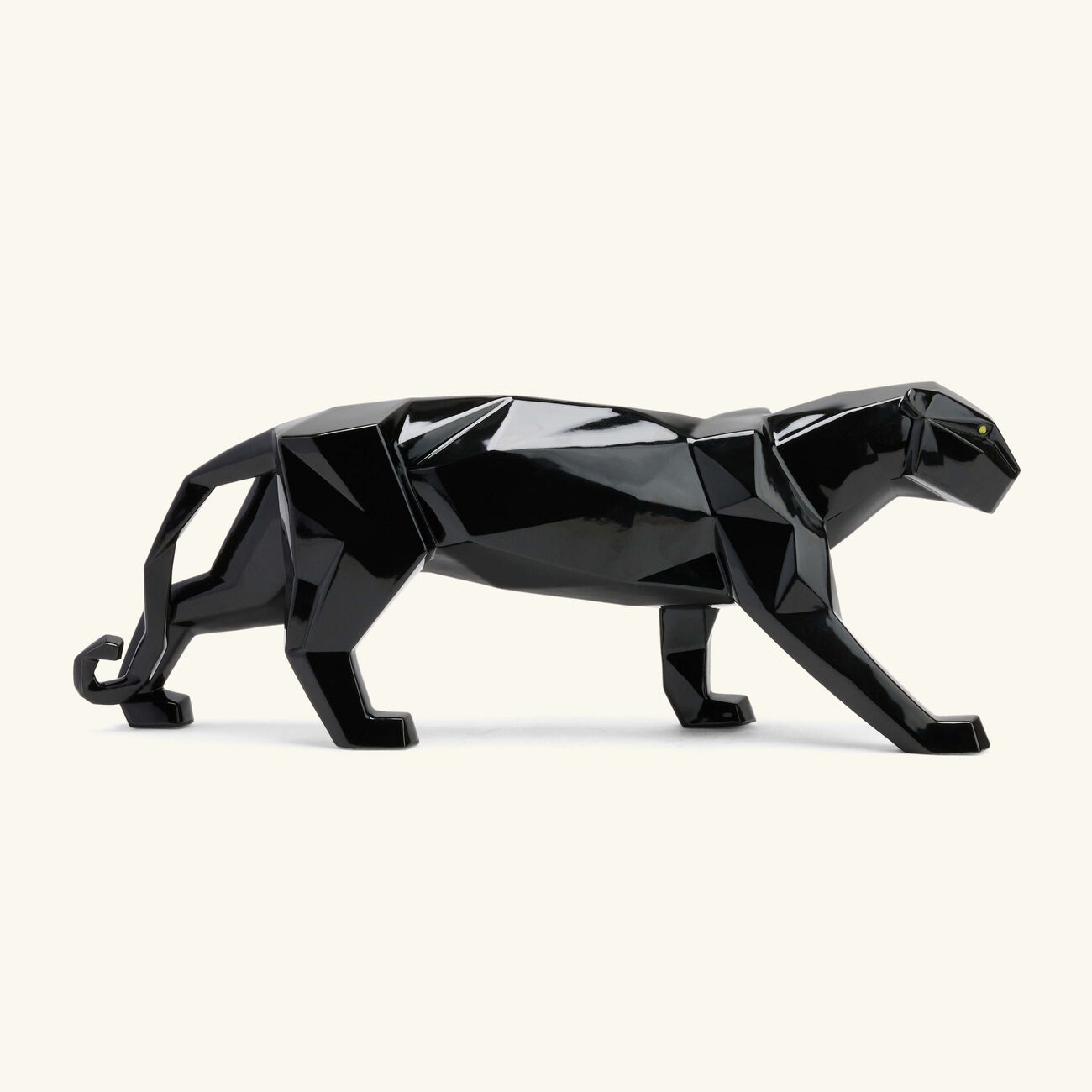 lladro panther sculpture large black