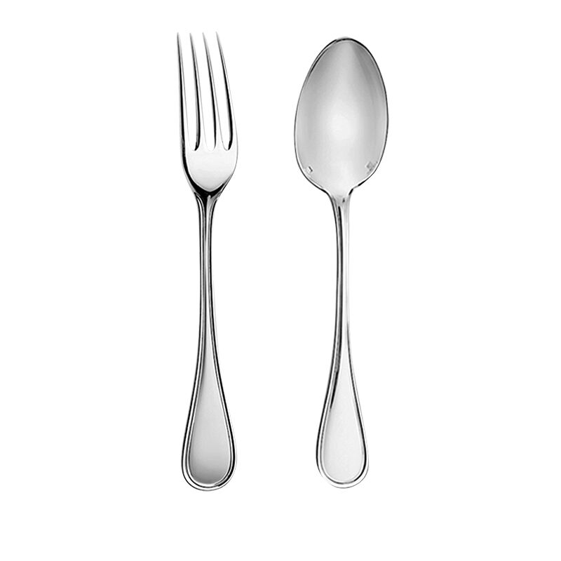 Albi Two-Piece Baby Flatware Set with Chest, large
