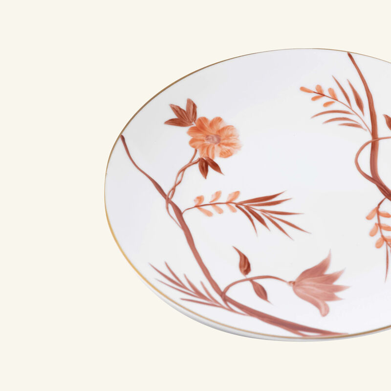 marie daage bouquet de vie orange dessert plate round orange 21cm