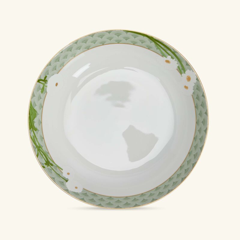 bernardaud praiana vegetable dish green 24cm