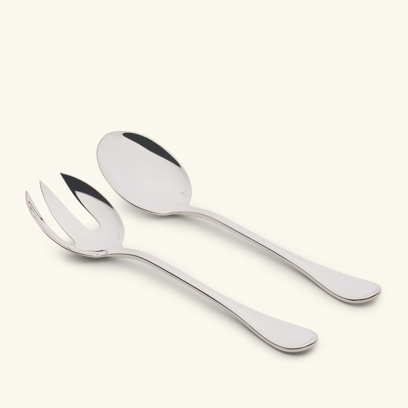 christofle albi salad serving set silver plated with gift box