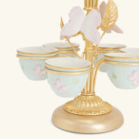 villari butterfly arabic coffee cup holder gold