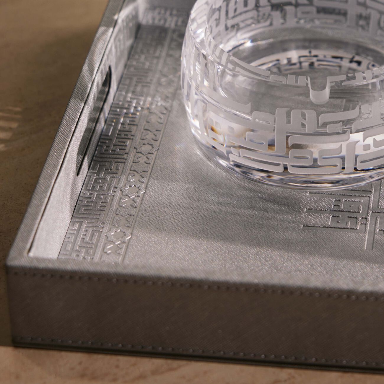 dimlaj shafa serving tray rectangular silver 40x27cm