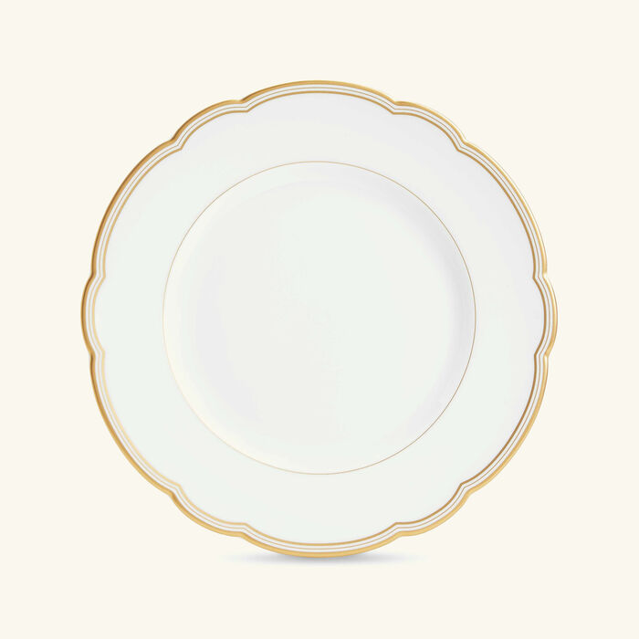bernardaud pompadour salad plate round gold 21cm