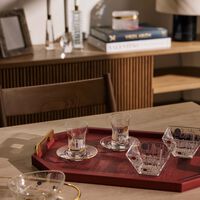 dimlaj hayat arabic tea cup and saucer gold set of 6