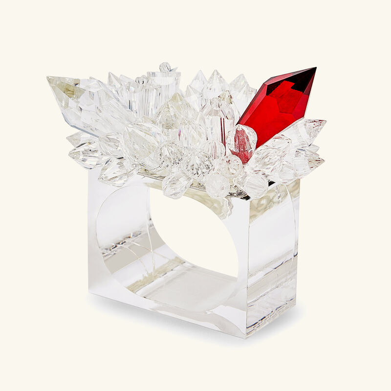 kim seybert zenith napkin ring set of 4