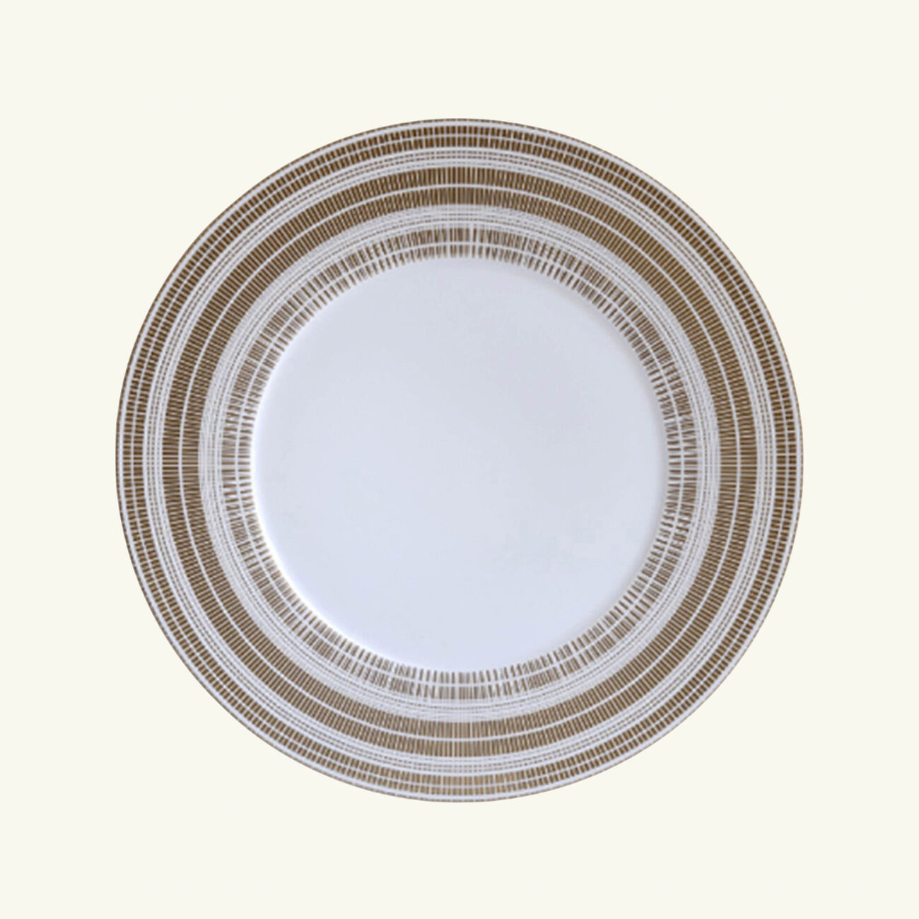 bernardaud canisse dinner plate round gold 27cm