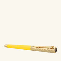st dupont liberte rollerball pen yellow