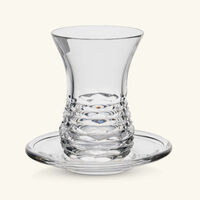 Sensorial Armudu Tea Cup & Saucer Clear mario cioni c sensorial armudu tea cup saucer clear