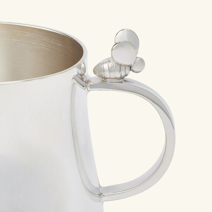 christofle beebee baby cup silver plated
