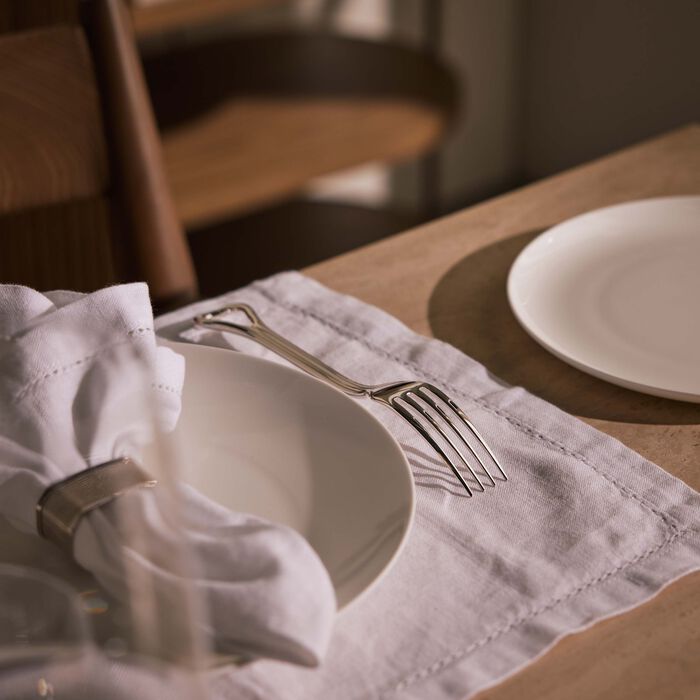 كريستوفل شوكة الطعام كاروسيل المطلية بالفضة