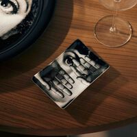 fornasetti tema e variazioni no 154 ashtray rectangular grey