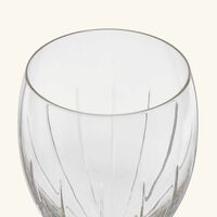 christofle iriana drinking glass clear set of 2