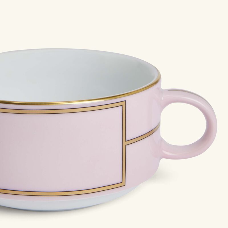 ginori 1735 diva tea cup saucer pink set of 2