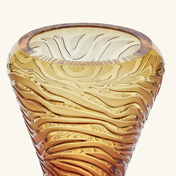 lalique tigre vase large gold