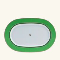 rosenthal signum fern plate oval green 24cm