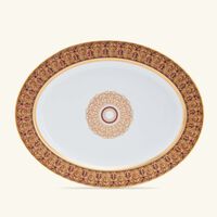 bernardaud eventail dinner plate round gold 26cm