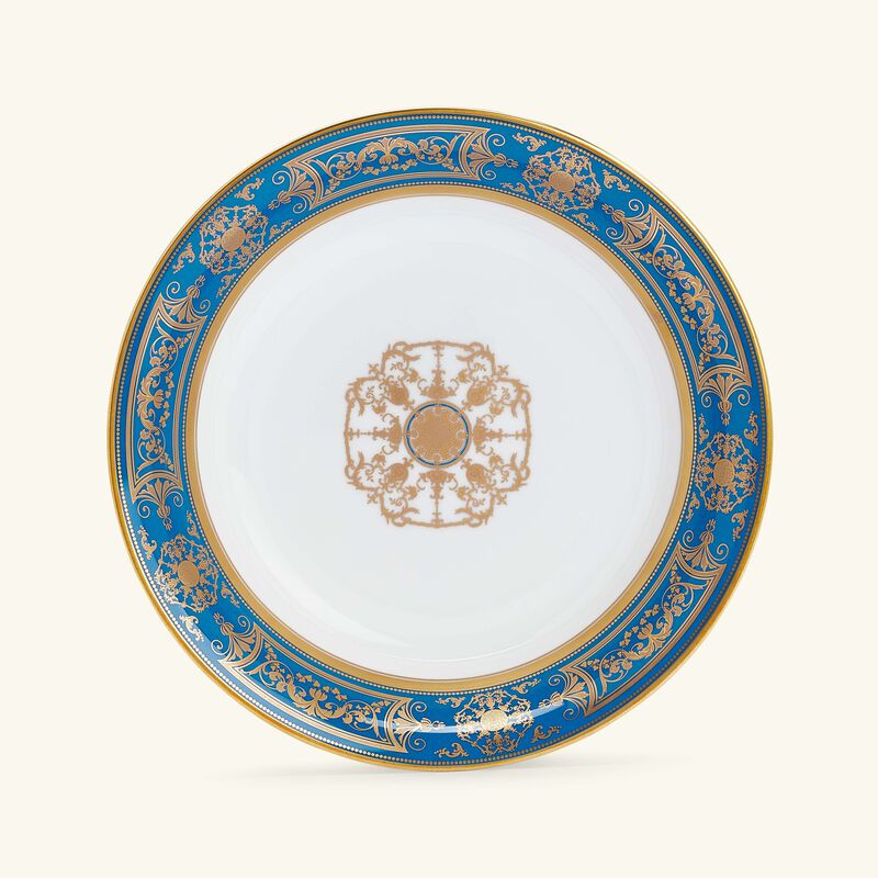 bernardaud aux rois open vegetable dish gold