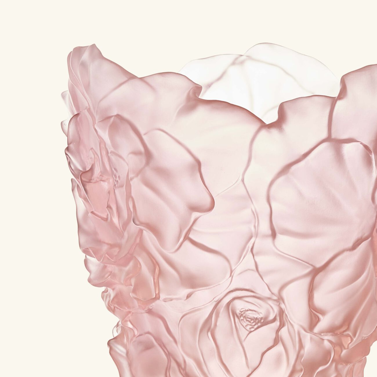 دوم مزهرية كاميليا كبيرة باللون الوردي