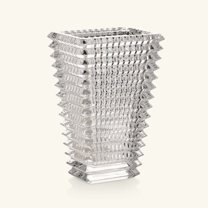 Eye Vase Rectangular Small Clear baccarat eye vase rectangular small clear