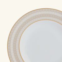 baccarat arcadia soup plate gold platinum 23cm set of 2
