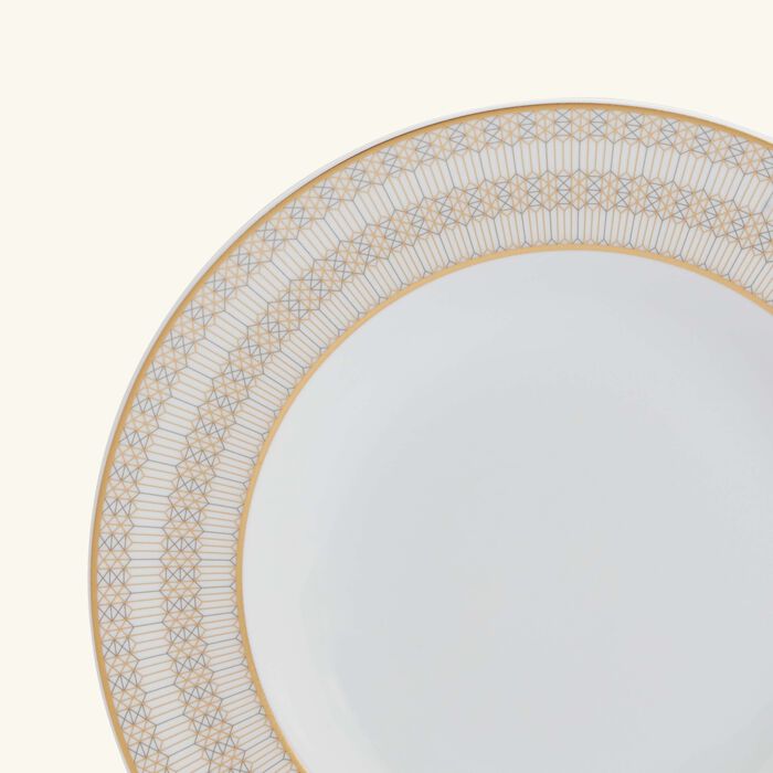baccarat arcadia soup plate gold platinum 23cm set of 2