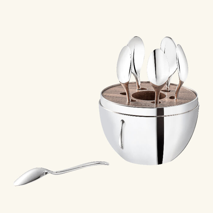 christofle mood coffee spoon silver set of 6