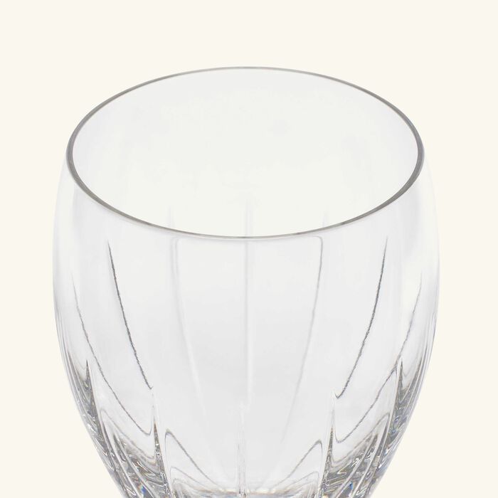 christofle iriana wine glass clear set of 2