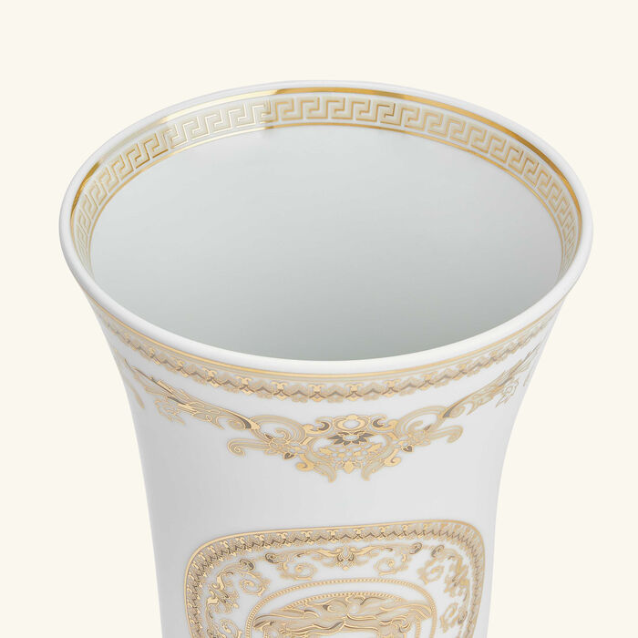 versace medusa gala vase small white