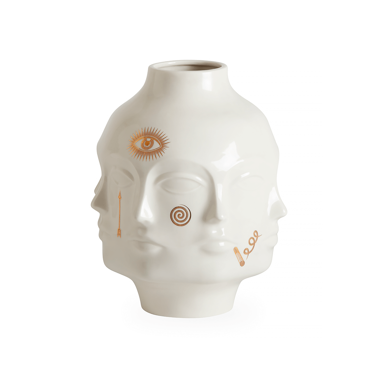 jonathan adler gilded muse dora maar vase medium white