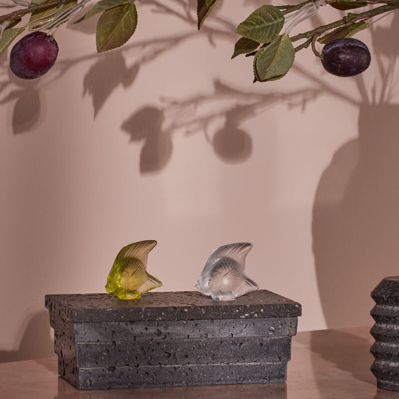 مزهرية على شكل سمكة شفافة لاليك مزهرية على شكل سمكة شفافة