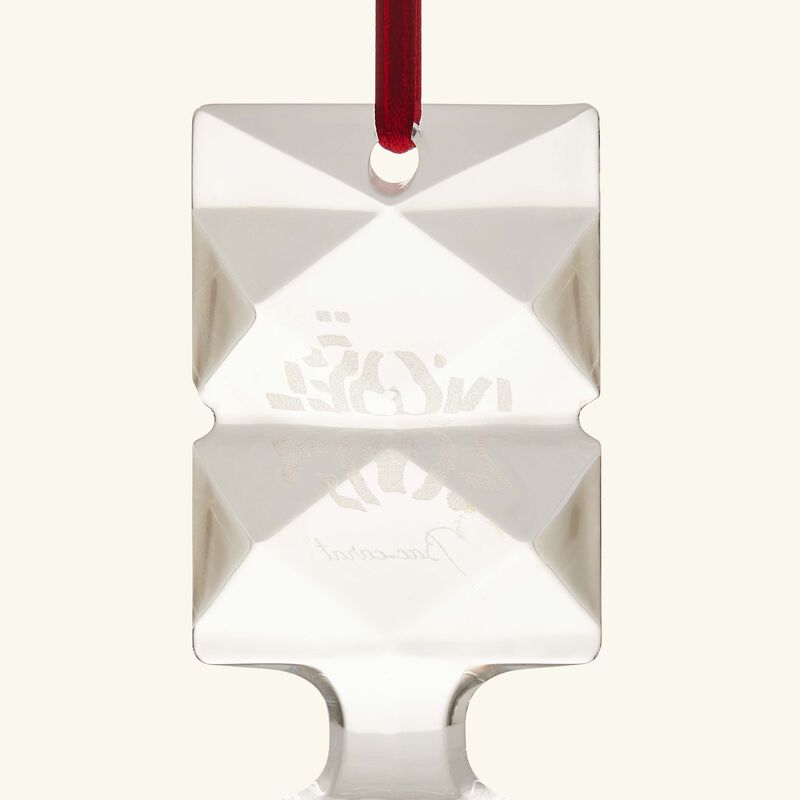 baccarat no l louxor annual ornament 2024 mini clear