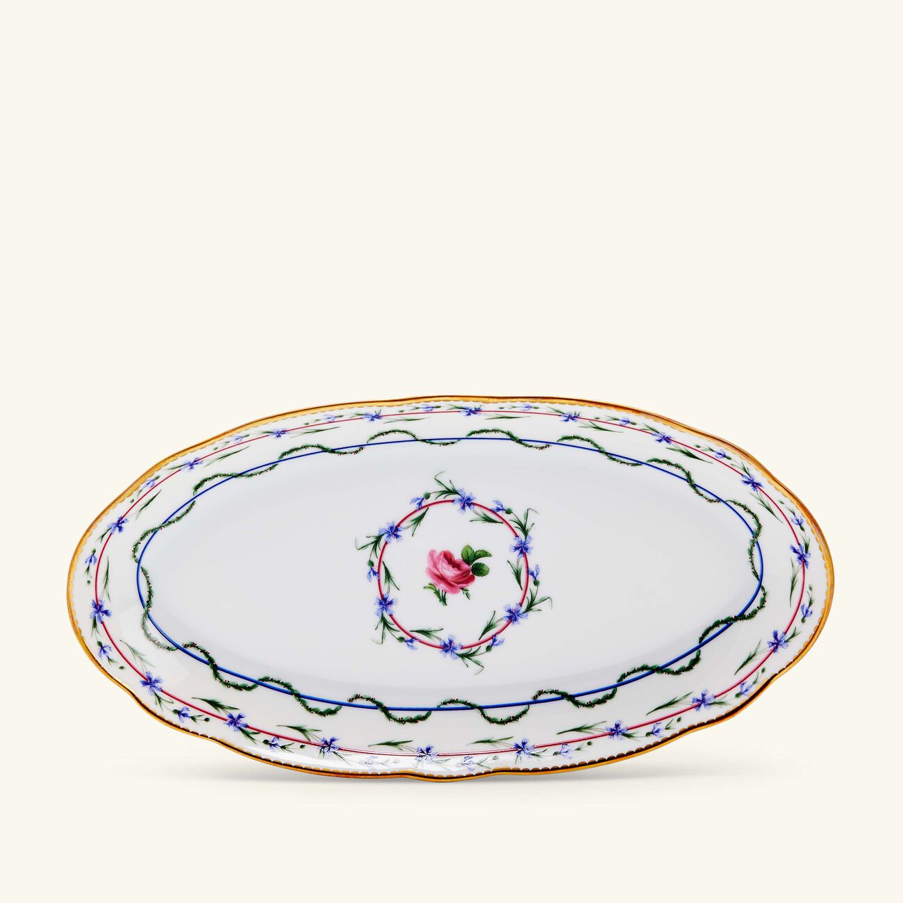 Le Gobelet Du Roy Serving Plate Oval White 23cm bernardaud le gobelet du roy serving plate oval white 23cm