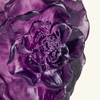 Camellia Vase Small Violet daum camellia vase small violet